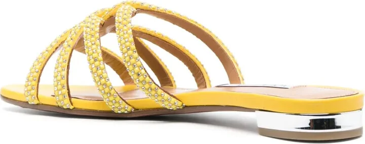 Crystal-Embellished Flat Sandals - Image 3