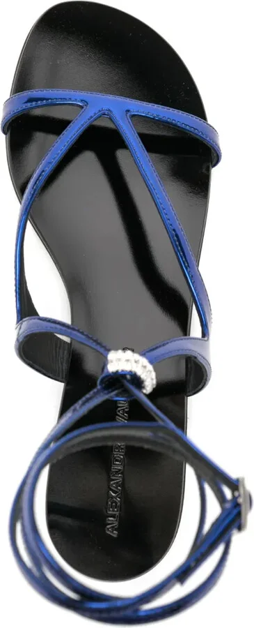 Crystal-Embellished Flat Sandals - Image 4
