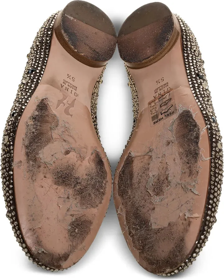 Crystal-Embellished Flat Shoes - Image 5