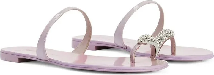 Crystal-Embellished Flat Slides - Image 2