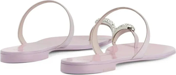 Crystal-Embellished Flat Slides - Image 3