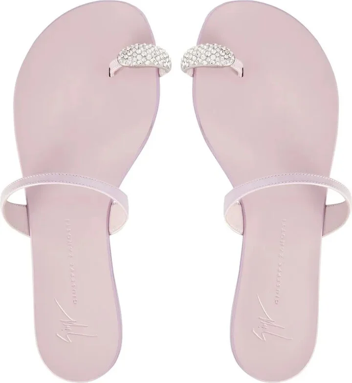 Crystal-Embellished Flat Slides - Image 4