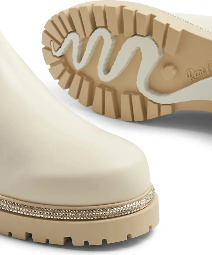 Crystal-Embellished Leather Boots - Image 4