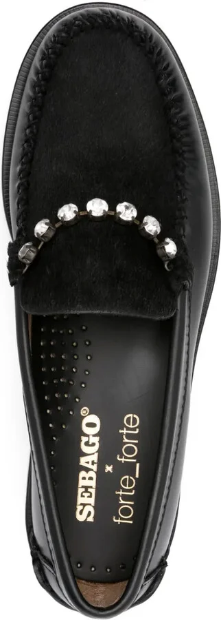 Crystal-Embellished Loafers - Image 4