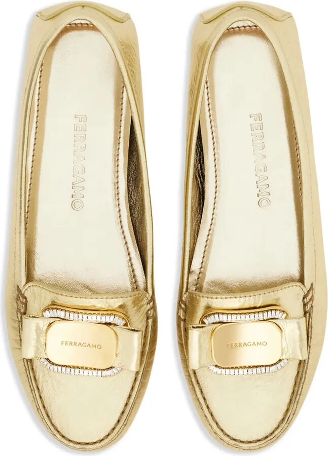 Crystal-Embellished Loafers - Image 4
