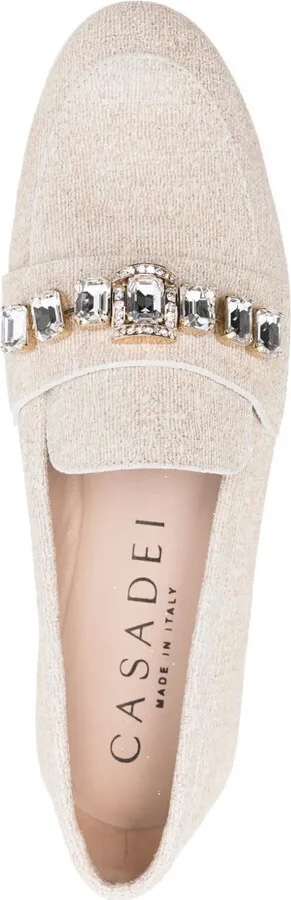Crystal-Embellished Loafers - Image 4