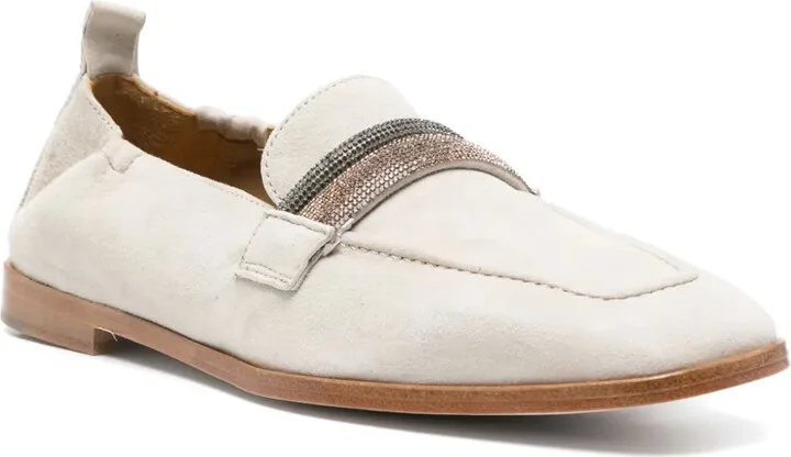 Crystal-Embellished Loafers - Image 2