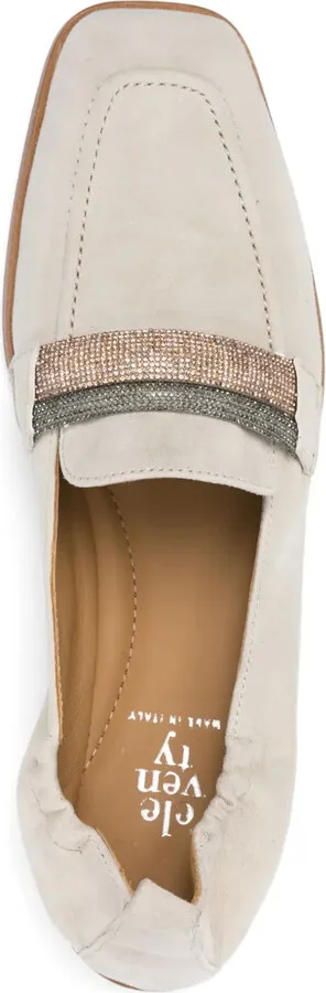 Crystal-Embellished Loafers - Image 4