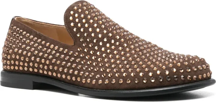 Crystal-Embellished Loafers - Image 2