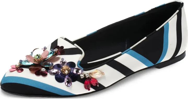 Crystal-Embellished Loafers - Image 2