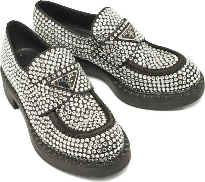 Crystal-Embellished Loafers - Image 2