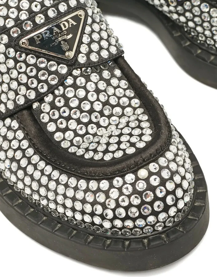 Crystal-Embellished Loafers - Image 5