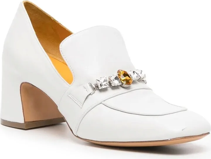 Crystal-Embellished Loafers - Image 2