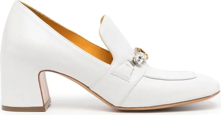 Crystal-Embellished Loafers