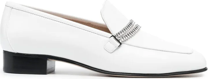 Crystal Embellished Loafers