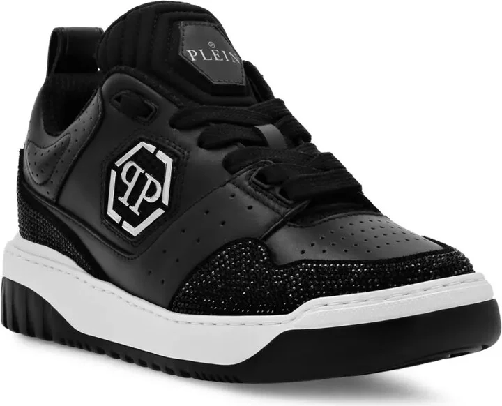 Crystal-Embellished Low-Top Sneakers - Image 2