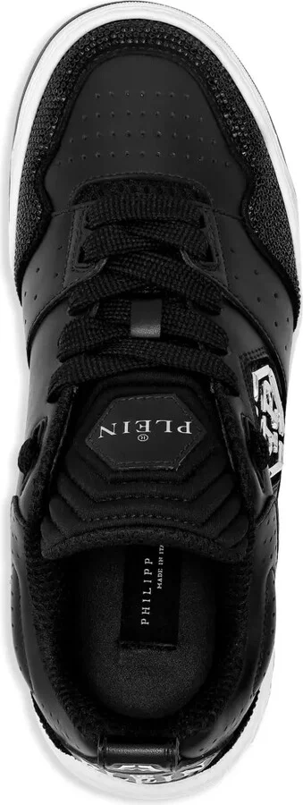 Crystal-Embellished Low-Top Sneakers - Image 3
