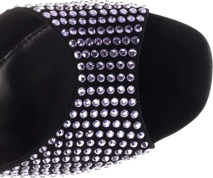 Crystal Embellished Mules - Image 4