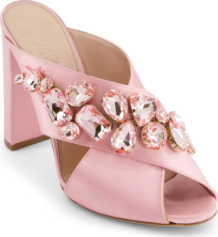 Crystal-Embellished Mules - Image 2