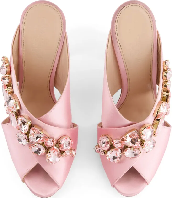 Crystal-Embellished Mules - Image 3