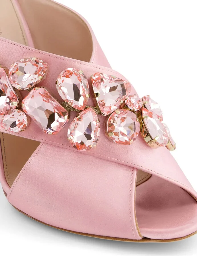 Crystal-Embellished Mules - Image 5