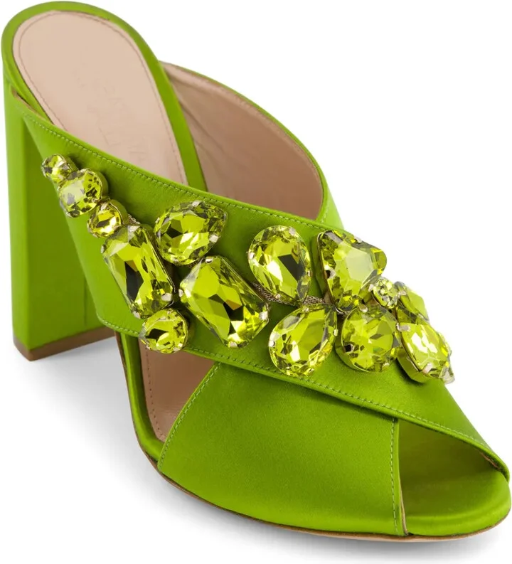 Crystal-Embellished Mules - Image 2