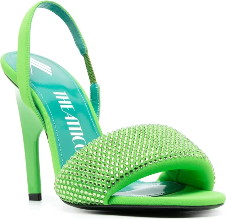 Crystal-Embellished Open-Toe Sandals - Image 2