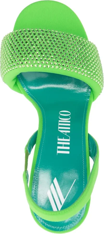 Crystal-Embellished Open-Toe Sandals - Image 4