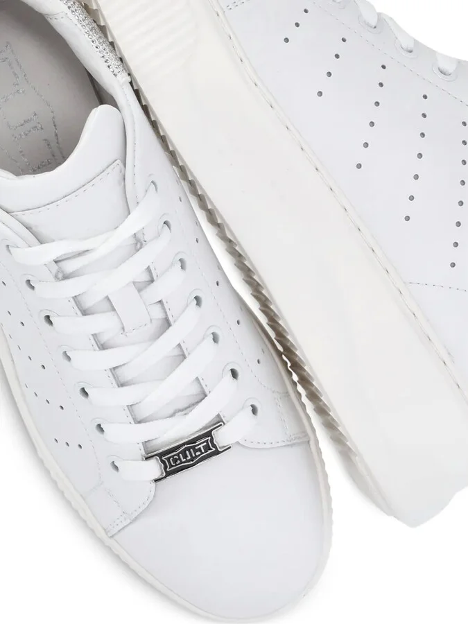 Crystal-Embellished Platform Sneakers - Image 3