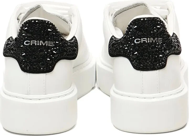 Crystal-Embellished Platform Sneakers - Image 3