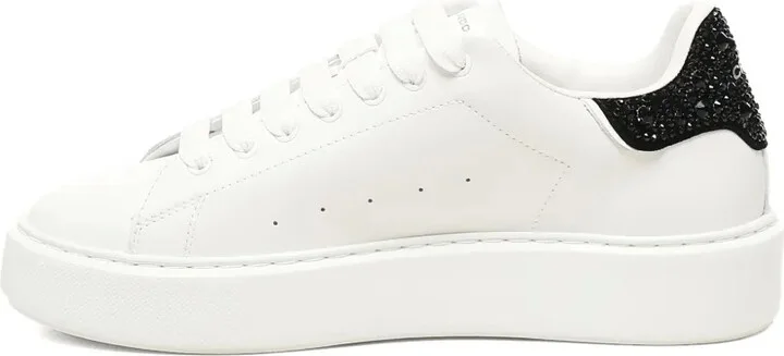 Crystal-Embellished Platform Sneakers - Image 4