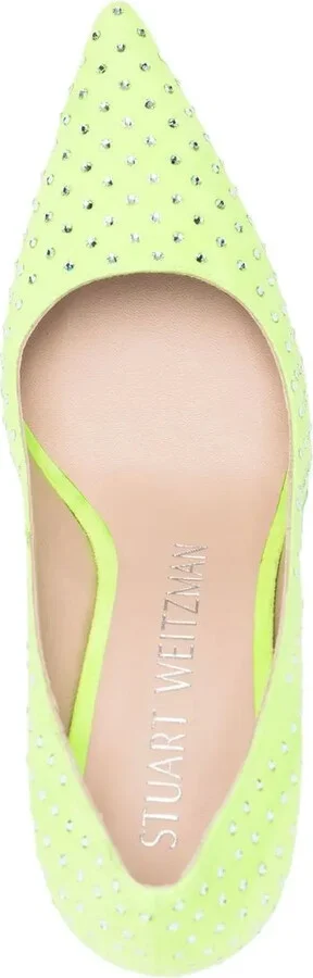 Crystal-Embellished Pointed-Toe Pumps - Image 4