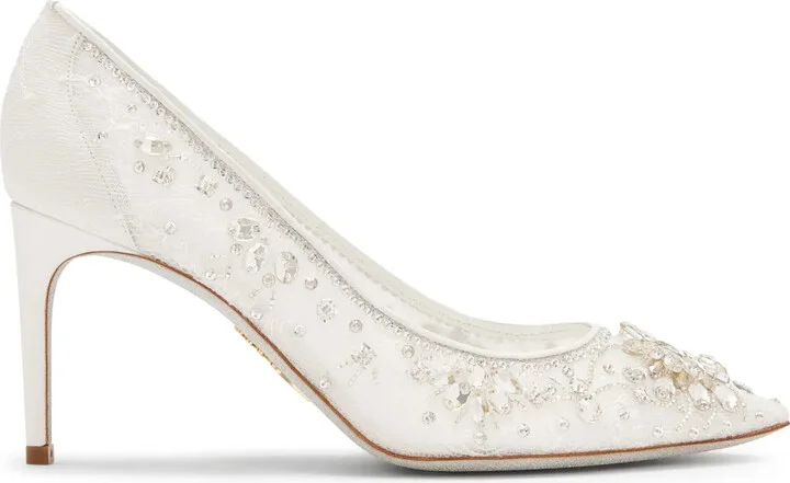 Crystal-Embellished Pumps