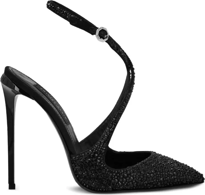 Crystal-Embellished Pumps
