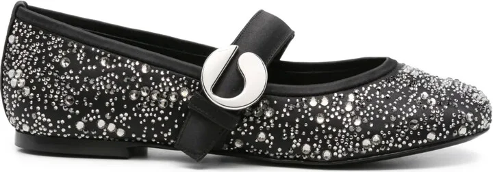 Crystal-Embellished Pumps