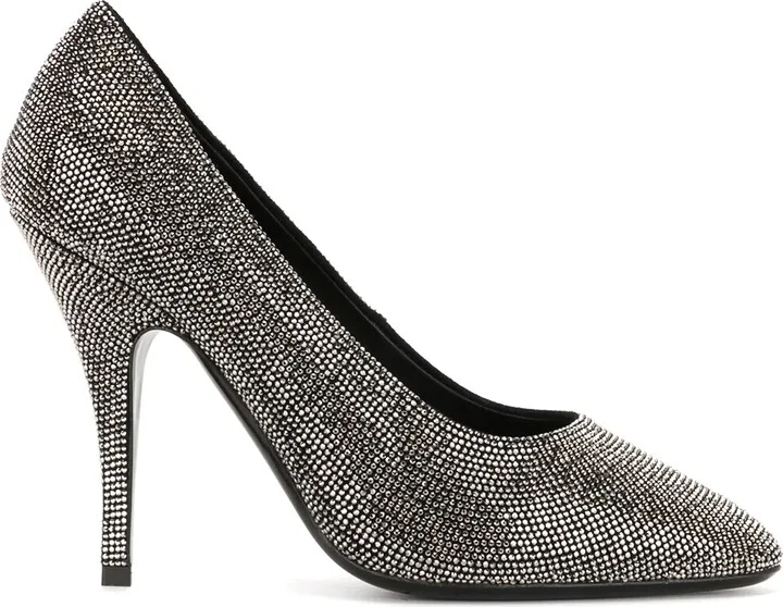 Crystal-Embellished Pumps