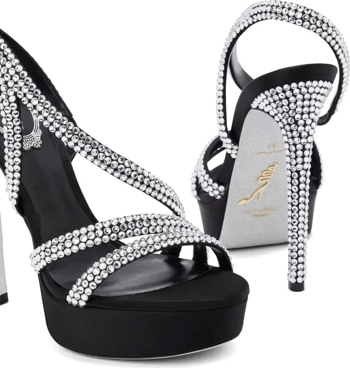 Crystal-Embellished Sandals - Image 4