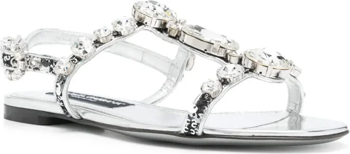 Crystal-Embellished Sandals - Image 2