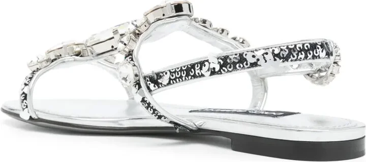 Crystal-Embellished Sandals - Image 3