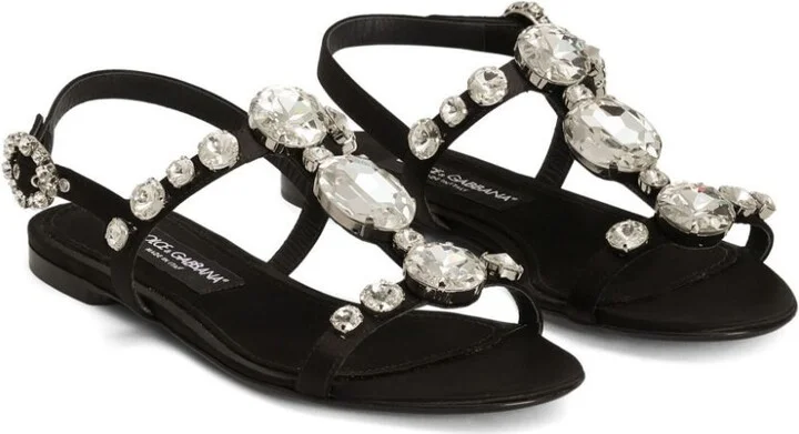Crystal-Embellished Sandals - Image 2