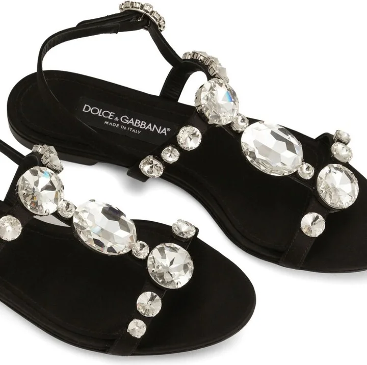 Crystal-Embellished Sandals - Image 4