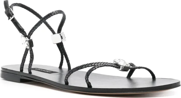 Crystal-Embellished Sandals - Image 2