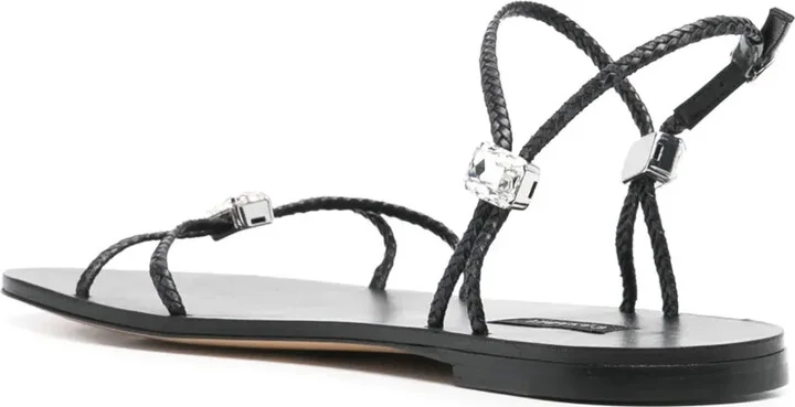 Crystal-Embellished Sandals - Image 3
