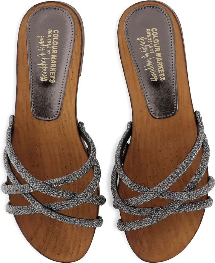 Crystal-Embellished Sandals - Image 4