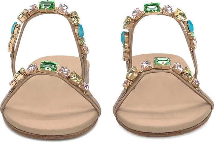 Crystal-Embellished Sandals - Image 2
