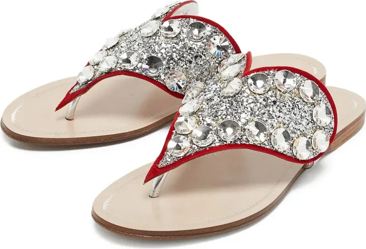 Crystal-Embellished Sandals - Image 3