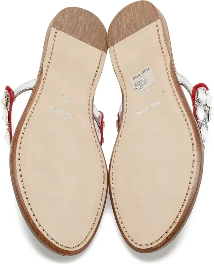 Crystal-Embellished Sandals - Image 5