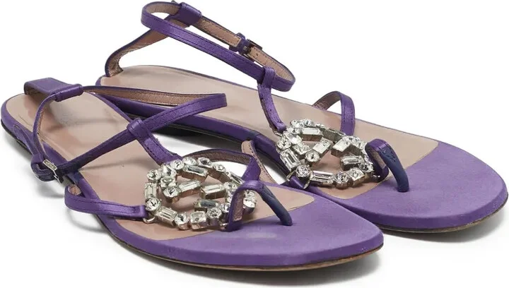 Crystal-Embellished Sandals - Image 3