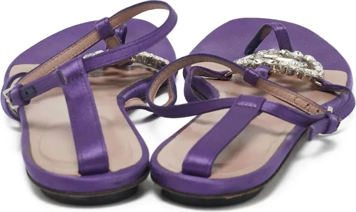 Crystal-Embellished Sandals - Image 4