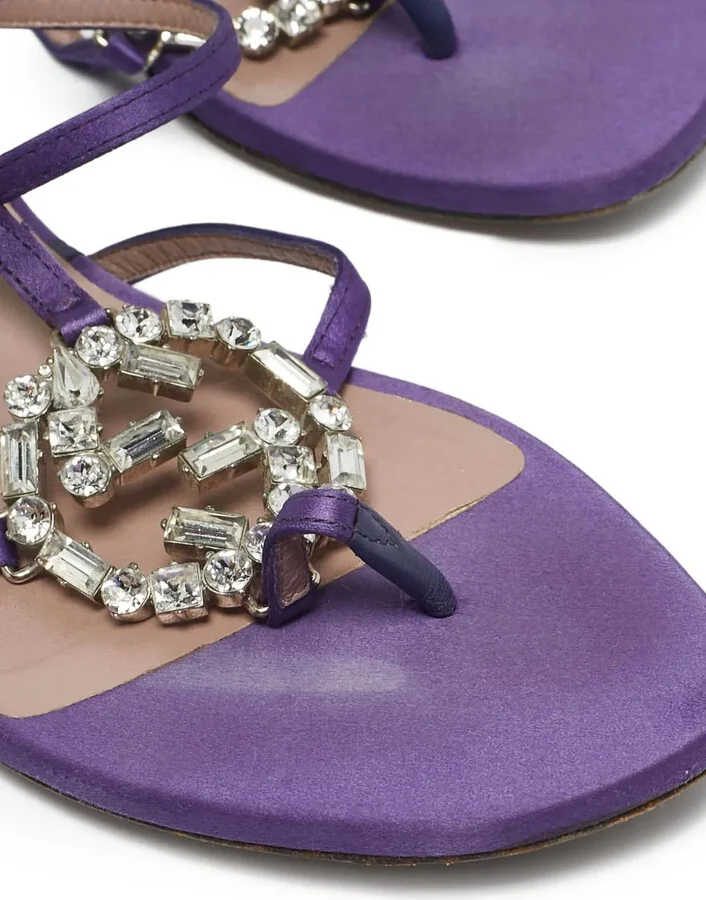 Crystal-Embellished Sandals - Image 5